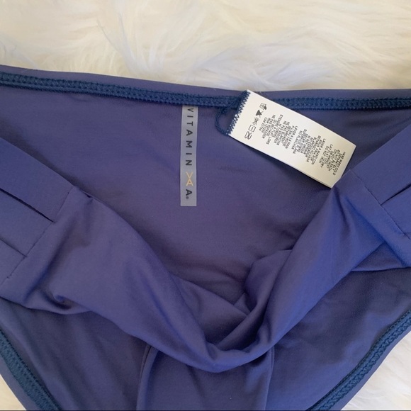 Vitamin A Emilia navy blue bikini bottoms - Picture 6 of 7